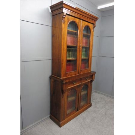 Viktorianischer Bücherschrank aus 19. Jahrhundert