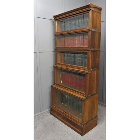 Antikes hohes Bücherregal Globe Wernicke