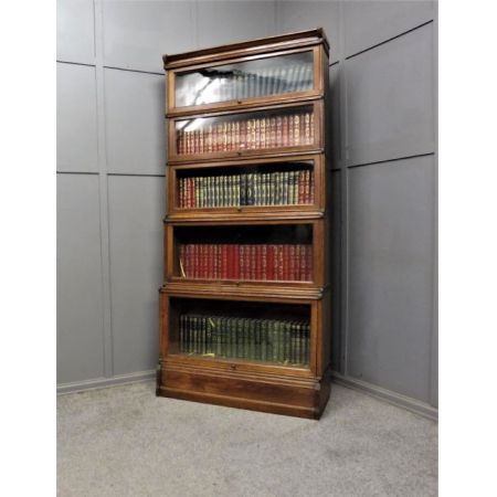 Antikes hohes Bücherregal Globe Wernicke