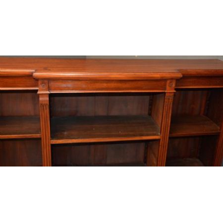 Offenes Breakfront Bücherregal aus Viktorianischer Epoche