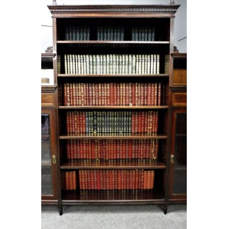 Großes viktorianisches Rosewood Bookcase