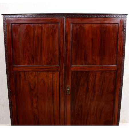 edwardian compactum wardrobe mahogany ca. 1900 Jh