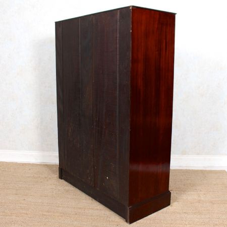 edwardian compactum wardrobe mahogany ca. 1900 Jh