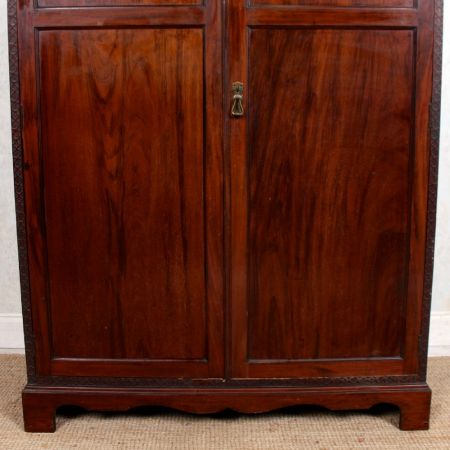 edwardian compactum wardrobe mahogany ca. 1900 Jh