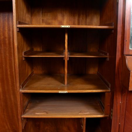 edwardian compactum wardrobe mahogany ca. 1900 Jh