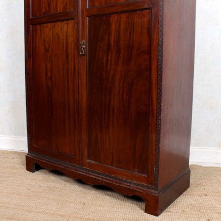 edwardian compactum wardrobe mahogany ca. 1900 Jh
