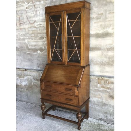 oak bureau bookcase Oak  1930 Jh.