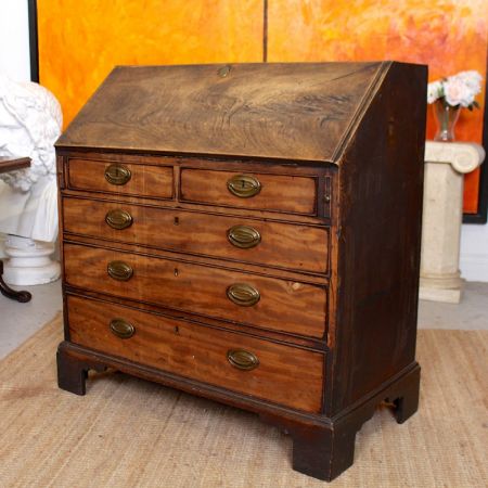 georgian bureau mahogany ca.1800 Jh.
