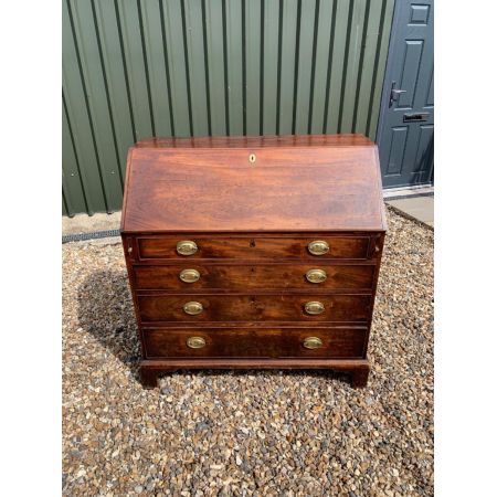 georgian mahogany bureau ca 1820 Jh.