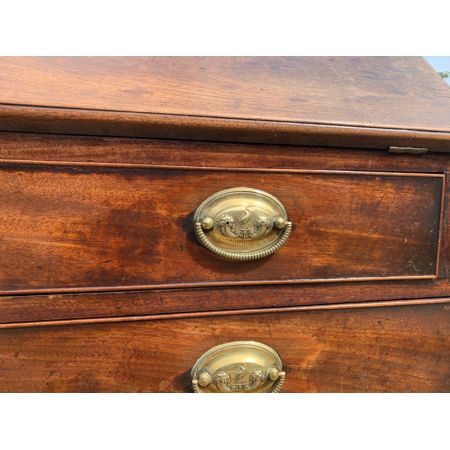 georgian mahogany bureau ca 1820 Jh.