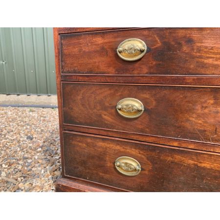 georgian mahogany bureau ca 1820 Jh.