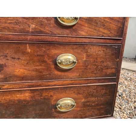 georgian mahogany bureau ca 1820 Jh.