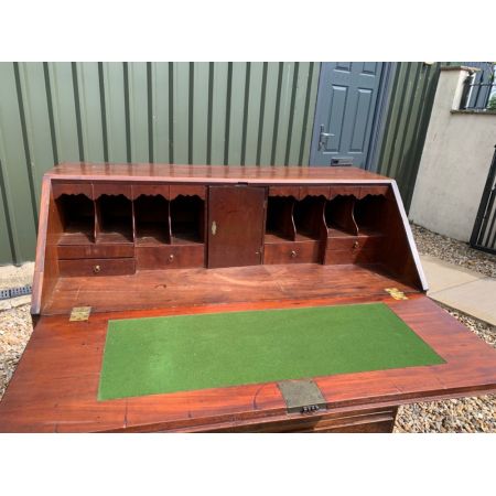 georgian mahogany bureau ca 1820 Jh.