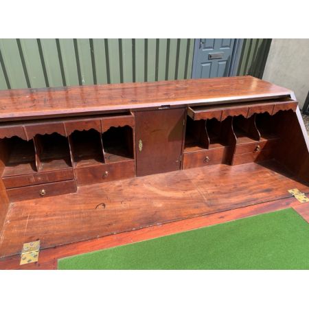 georgian mahogany bureau ca 1820 Jh.