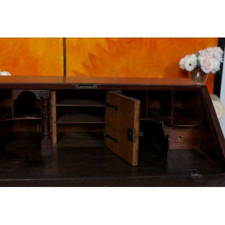 georgian bureau oak mahogany ca.1820 Jh