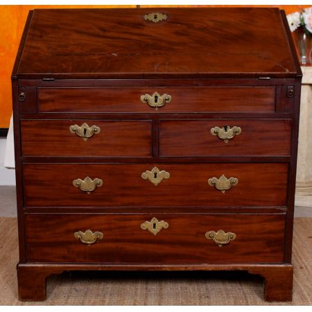 georgian bureau oak mahogany ca.1820 Jh