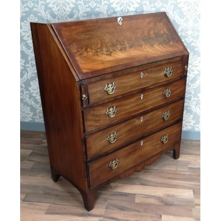 georgian mahogany bureau ca.1810 Jh.