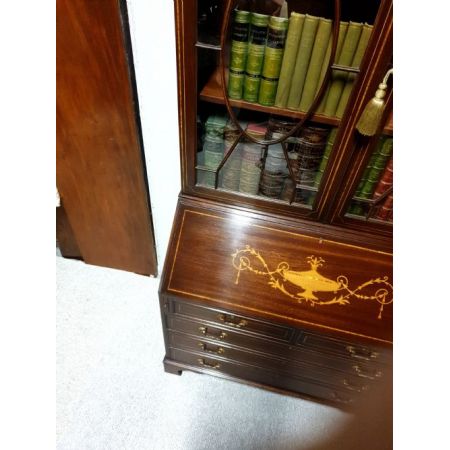 mahogany bookcase ca. 1920 Jh.