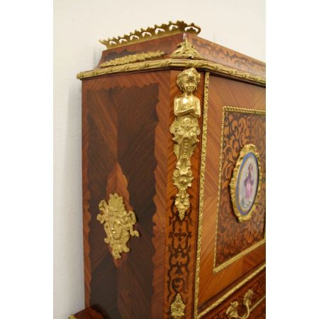 louis xvi style kingwood bonheur du jour oak ca. 1900 Jh.