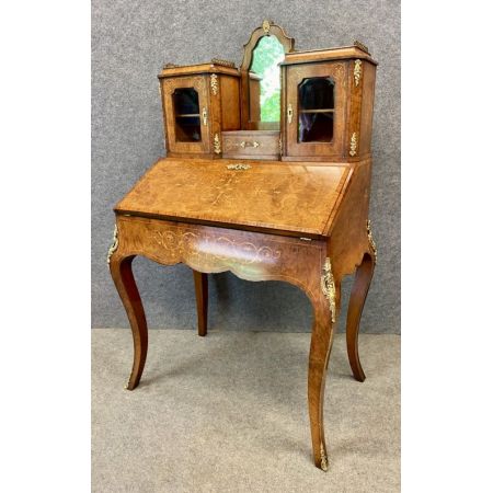victorian bureau de dame ladies desk Walnut ca. 1870 Jh.