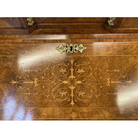 victorian bureau de dame ladies desk Walnut ca. 1870 Jh.