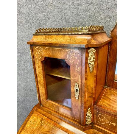 victorian bureau de dame ladies desk Walnut ca. 1870 Jh.