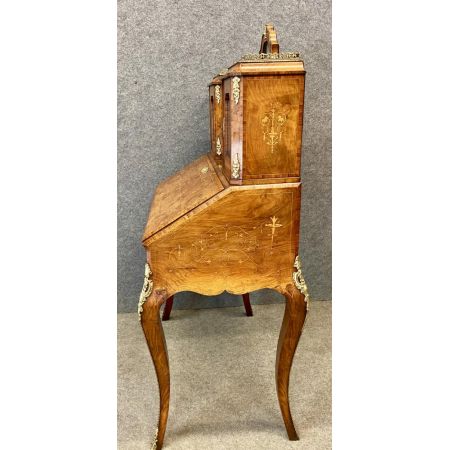 victorian bureau de dame ladies desk Walnut ca. 1870 Jh.