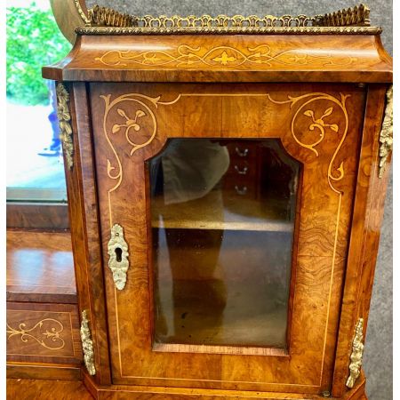 victorian bureau de dame ladies desk Walnut ca. 1870 Jh.