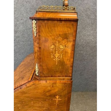 victorian bureau de dame ladies desk Walnut ca. 1870 Jh.