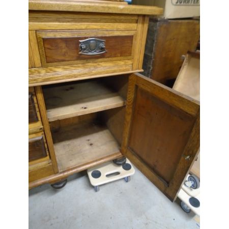 antique edwardian golden oak welsh dresser ca 1900 Jh