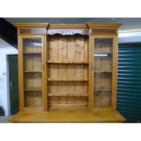 antique edwardian golden oak welsh dresser ca 1900 Jh
