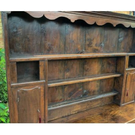 Antiker Dresser aus massiver Eiche, ca. 1820 Jh.