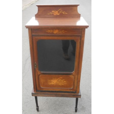 edwardianischer Mahagoni music cabinet / Musikschrank, ca 1900