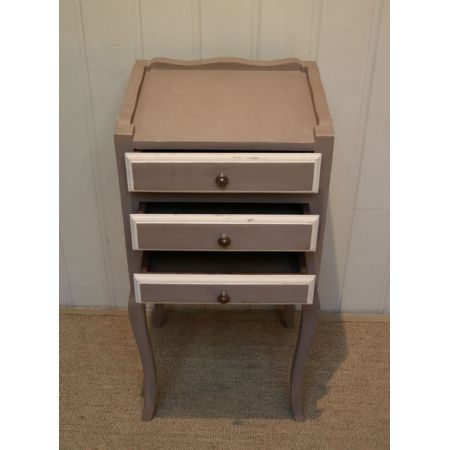 french painted bedside cabinet, ca. 1920
