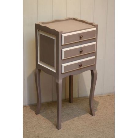 french painted bedside cabinet, ca. 1920
