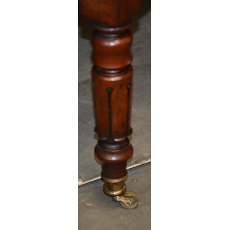 Antiker mahagoni Kneehole Desk