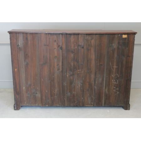 Viktorianisches Breakfront Open Bookcase aus Mahagoni, frühes 19. Jahrhundert