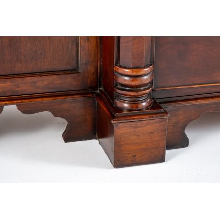 Original antikes Breakfront Bookcase im Georgian Style, ca. 1880