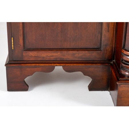 Original antikes Breakfront Bookcase im Georgian Style, ca. 1880