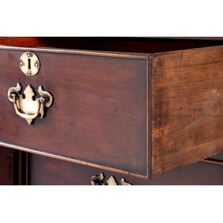 Original antikes Breakfront Bookcase im Georgian Style, ca. 1880