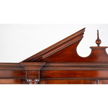 Original antikes Breakfront Bookcase im Georgian Style, ca. 1880