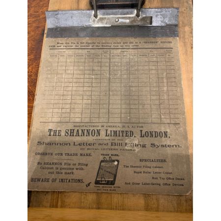 Antiker Edwardianischer Aktenschrank