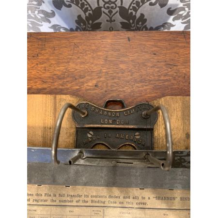 Antiker Edwardianischer Aktenschrank
