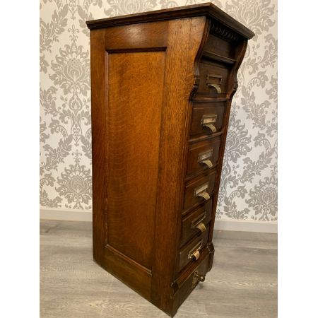 Antiker Edwardianischer Aktenschrank