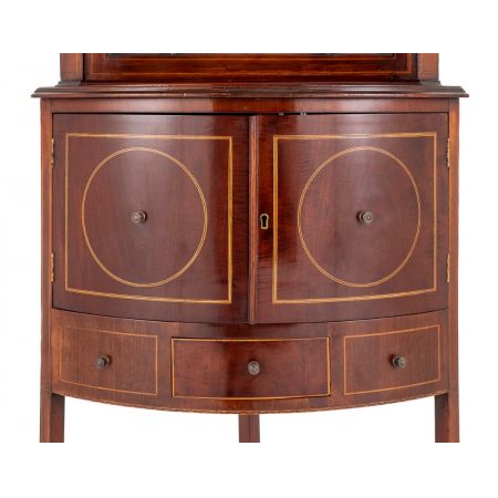 Mahagoni Sheraton Eckschrank