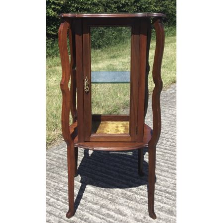 Antiker Arts & Crafts Vitrinen Schmuckschrank