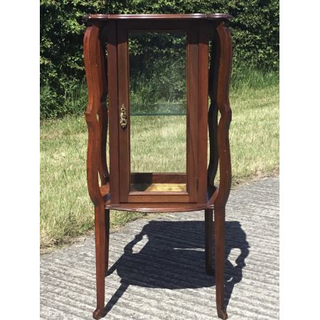 Antiker Arts & Crafts Vitrinen Schmuckschrank