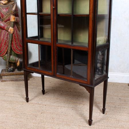 Edwardianischer Bücherschrank aus Mahagoniholz mit Astragal Verglasung