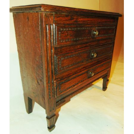 Antike Louis XVI miniatur Kommode