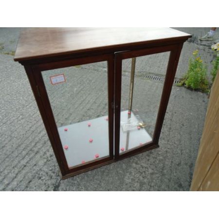 Antike Mahagoni Vitrine